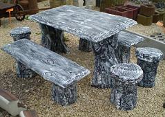 Gartenmöbel aus Beton