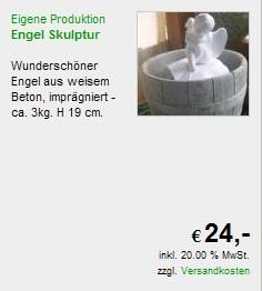 Engelfiguren aus Beton