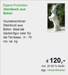 Steinbock aus Beton