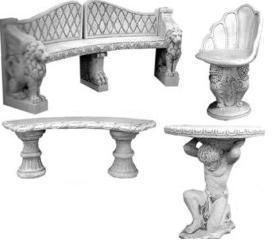 Gartenmöbel aus Beton